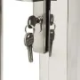 Puerta de jardín de acero inoxidable 100x180 cm de , Puertas de jardín - Ref: Foro24-376472, Precio: 176,88 €, Descuento: -5%%