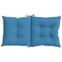 Cojines silla respaldo bajo 6 ud tela azul melange 100x50x7 cm | Foro24.es | Tu tienda online para hogar, jardín y más Foro24.es