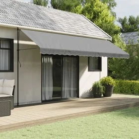 Tela de cenefa de toldo de repuesto rayas gris antracita 5 m von , Markisen - Ref: Foro24-367766, Preis: 15,39 €, Rabatt: -5%%