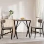 Patas de mesa de comedor estructura X acero 50x40x73 cm | Foro24.es | Tu tienda online para hogar, jardín y más Foro24.es