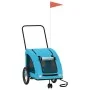 Remolque de bicicleta mascotas hierro tela Oxford azul von , Kinderwagen für Haustiere - Ref: Foro24-93981, Preis: 102,29 €, ...