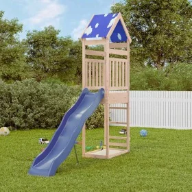 Parque infantil de exterior de madera maciza de