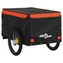 Remolque para bicicleta hierro negro y naranja 30 kg | Foro24.es | Tu tienda online para hogar, jardín y más Foro24.es