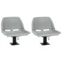 Asientos plegables de barco sin cojín gris 4 uds 48x51x41 cm by , Sailboat parts - Ref: Foro24-3284275, Price: 163,17 €, Disc...
