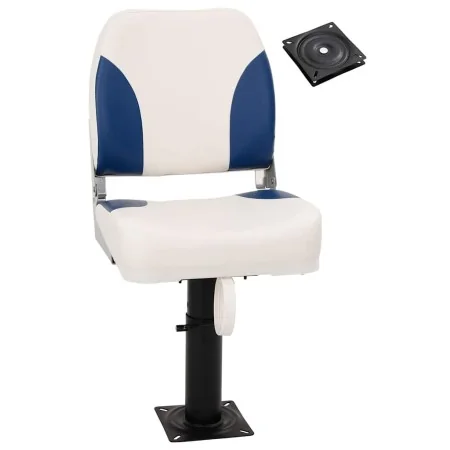 Asiento de barco con pedestal altura ajustable 360° giratorio | Foro24.es | Tu tienda online para hogar, jardín y más Foro24.es