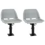 Asientos de barco con pedestal 2 uds altura ajustable 360° by , Boats - Ref: Foro24-3294950, Price: 217,53 €, Discount: -5%%