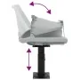 Asientos de barco con pedestal 2 uds altura ajustable 360° by , Boats - Ref: Foro24-3294950, Price: 217,53 €, Discount: -5%%