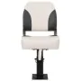 Asiento de barco con pedestal altura ajustable 360° giratorio | Foro24.es | Tu tienda online para hogar, jardín y más Foro24.es