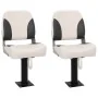 Asientos de barco 2 uds con pedestal giratorio 360° by , Boats - Ref: Foro24-3294967, Price: 205,71 €, Discount: %