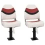 Asientos de barco con pedestal 2 uds altura ajustable 360° by , Boats - Ref: Foro24-3294986, Price: 248,66 €, Discount: -5%%
