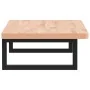Estante de lavabo de pared de acero y madera maciza de haya de , Tocadores de baño - Ref: Foro24-3302353, Precio: 81,86 €, De...
