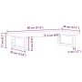 Estante de lavabo de pared acero y madera maciza de acacia de , Tocadores de baño - Ref: Foro24-3302668, Precio: 68,67 €, Des...