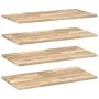 Estantes flotantes 4 uds madera acacia sin tratar 80x40x2 cm | Foro24.es | Tu tienda online para hogar, jardín y más Foro24.es