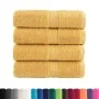 Toallas de invitados SOLUND 4 uds dorado 30x50 cm 600 gsm | Foro24.es | Tu tienda online para hogar, jardín y más Foro24.es