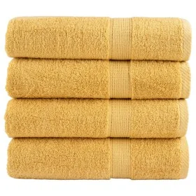 Toallas de ducha SOLUND 4 unidades dorado 70x140