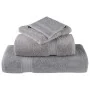 Toallas SOLUND 4 unidades gris 30x30 cm 600 gsm | Foro24.es | Tu tienda online para hogar, jardín y más Foro24.es