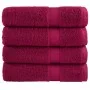 Toallas de ducha SOLUND 4 unidades burdeos 70x140 cm 600 gsm | Foro24.es | Tu tienda online para hogar, jardín y más Foro24.es