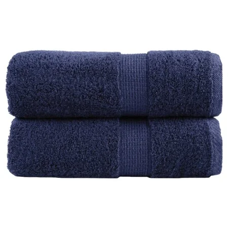 Toallas SOLUND 2 uds azul marino 30x30 cm 600 gsm | Foro24.es | Tu tienda online para hogar, jardín y más Foro24.es