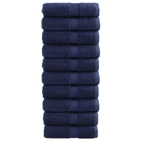 Toallas SOLUND 10 uds azul marino 30x30 cm 600 gsm | Foro24.es | Tu tienda online para hogar, jardín y más Foro24.es