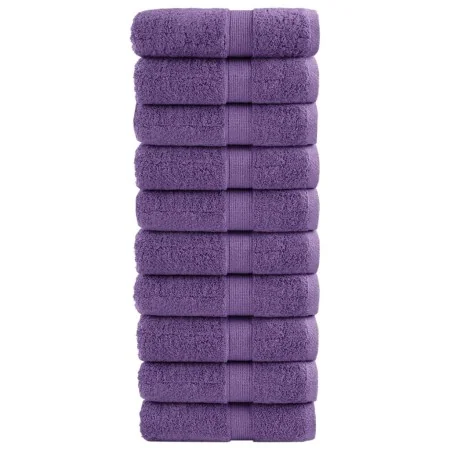Toallas SOLUND 10 unidades morado 30x30 cm 600 gsm | Foro24.es | Tu tienda online para hogar, jardín y más Foro24.es