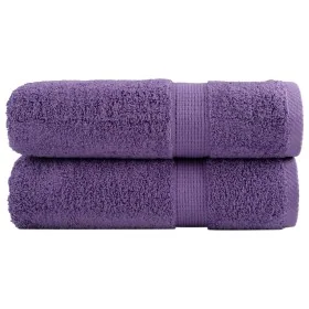 Toallas de ducha SOLUND 2 unidades morado 70x140
