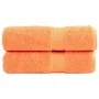 Toallas de mano SOLUND 2 unidades naranja 50x100 cm 600 gsm | Foro24.es | Tu tienda online para hogar, jardín y más Foro24.es