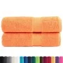 Toallas de mano SOLUND 2 unidades naranja 50x100 cm 600 gsm | Foro24.es | Tu tienda online para hogar, jardín y más Foro24.es