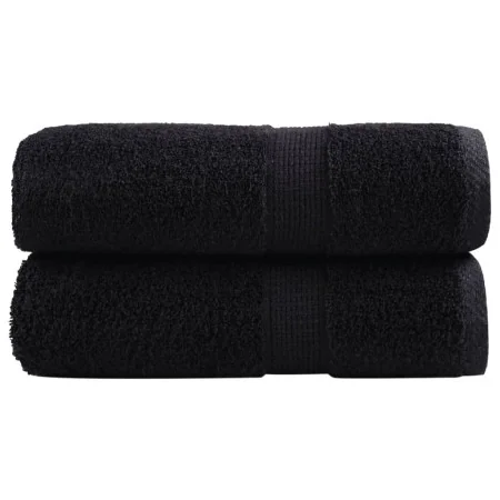 Toallas SOLUND 2 unidades negro 30x30 cm 600 gsm | Foro24.es | Tu tienda online para hogar, jardín y más Foro24.es