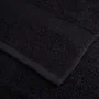 Toallas SOLUND 2 unidades negro 30x30 cm 600 gsm | Foro24.es | Tu tienda online para hogar, jardín y más Foro24.es