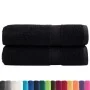 Toallas de mano SOLUND 2 unidades negro 50x100 cm 600 gsm | Foro24.es | Tu tienda online para hogar, jardín y más Foro24.es