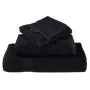 Toallas de mano SOLUND 2 unidades negro 50x100 cm 600 gsm | Foro24.es | Tu tienda online para hogar, jardín y más Foro24.es