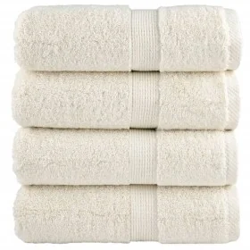 Toallas de invitados SOLUND 4 uds crema 30x50 cm 600 gsm von , Handtücher - Ref: Foro24-137471, Preis: 15,55 €, Rabatt: %
