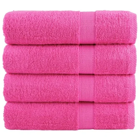 Toallas de mano SOLUND 4 unidades rosa 50x100 cm 600 gsm | Foro24.es | Tu tienda online para hogar, jardín y más Foro24.es