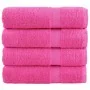 Toallas de mano SOLUND 4 unidades rosa 50x100 cm 600 gsm | Foro24.es | Tu tienda online para hogar, jardín y más Foro24.es