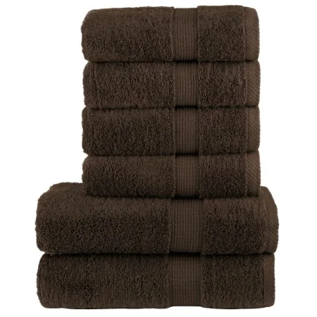 Juego de toallas premium SOLUND 6 unidades marrón 600 gsm von , Handtücher - Ref: Foro24-137557, Preis: 53,43 €, Rabatt: -5%%