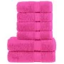 Juego de toallas premium SOLUND 6 unidades rosa 600 gsm | Foro24.es | Tu tienda online para hogar, jardín y más Foro24.es