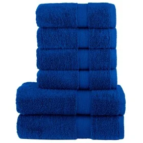 Juego de toallas premium SOLUND 6 unidades azul 600 gsm von , Handtücher - Ref: Foro24-137555, Preis: 59,14 €, Rabatt: -5%%