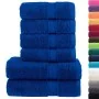 Juego de toallas premium SOLUND 6 unidades azul 600 gsm de , Toallas - Ref: Foro24-137555, Precio: 59,14 €, Descuento: -5%%
