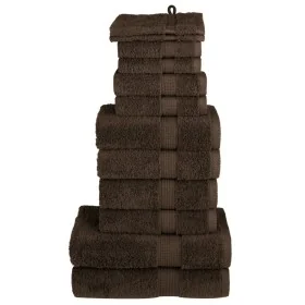 Juego de toallas premium SOLUND 12 unidades marrón 600 gsm von , Handtücher - Ref: Foro24-137574, Preis: 58,99 €, Rabatt: -5%%