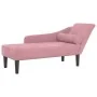 Sofá diván con cojines terciopelo rosa by , Daybeds - Ref: Foro24-4007591, Price: 165,21 €, Discount: -5%%
