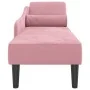 Sofá diván con cojines terciopelo rosa by , Daybeds - Ref: Foro24-4007591, Price: 165,21 €, Discount: -5%%