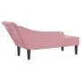 Sofá diván con cojines terciopelo rosa by , Daybeds - Ref: Foro24-4007591, Price: 165,21 €, Discount: -5%%