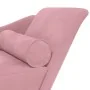 Sofá diván con cojines terciopelo rosa by , Daybeds - Ref: Foro24-4007591, Price: 165,21 €, Discount: -5%%