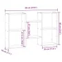 Estantería de pared madera de ingeniería negro 96x18x60 cm | Foro24.es | Tu tienda online para hogar, jardín y más Foro24.es