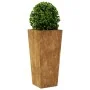 Jardinera de acero oxidado 35x35x75 cm by , Pots and planters - Ref: Foro24-851092, Price: 65,30 €, Discount: -5%%