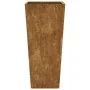 Jardinera de acero oxidado 35x35x75 cm by , Pots and planters - Ref: Foro24-851092, Price: 65,30 €, Discount: -5%%