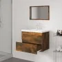 Set de muebles de baño madera contrachapada color roble ahumado by , Bathroom furniture - Ref: Foro24-3152873, Price: 191,70 ...