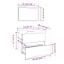 Set de muebles de baño madera contrachapada color roble ahumado by , Bathroom furniture - Ref: Foro24-3152873, Price: 191,70 ...