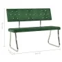 Banco de terciopelo verde oscuro 110 cm | Foro24.es | Tu tienda online para hogar, jardín y más Foro24.es
