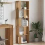 Estantería de madera de ingeniería roble artisan 45x24x159 cm by , Bookcases and shelves - Ref: Foro24-855785, Price: 70,29 €...